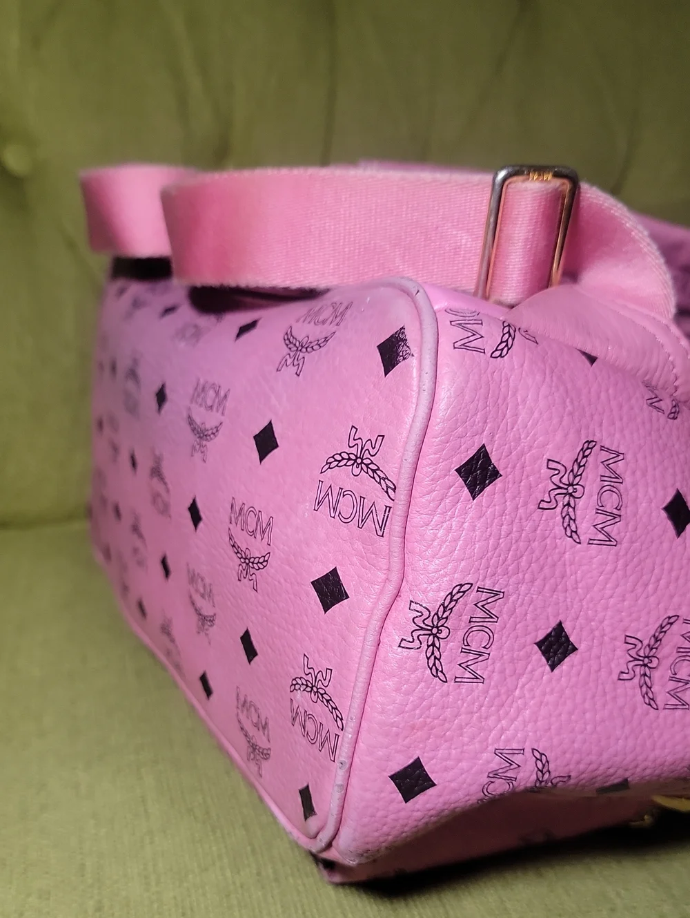 MCM Studdard  Pink Backpack